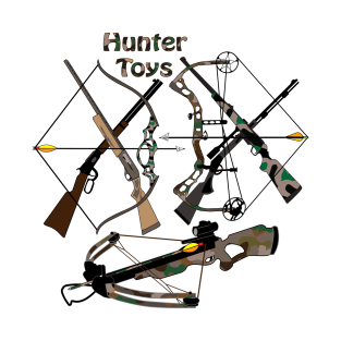 Hunter Toys, hunting, archery, weapons, hunter gifts T-Shirt