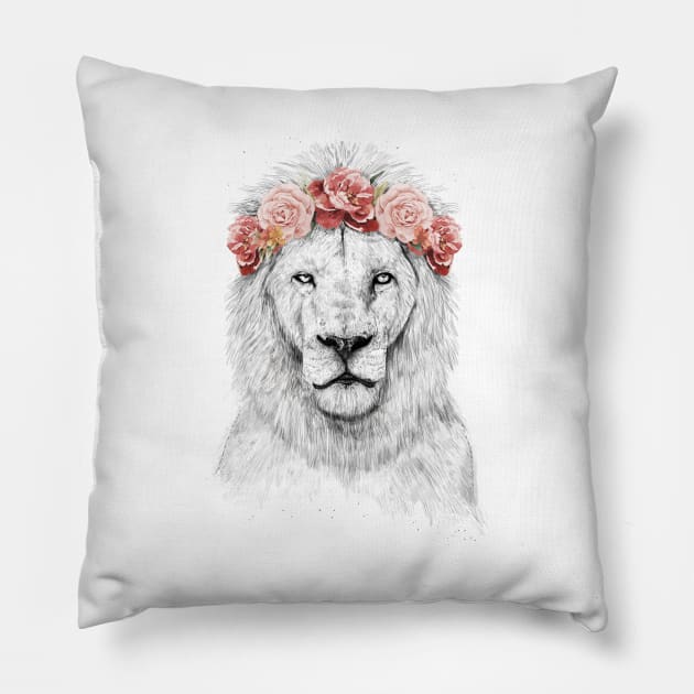 Festival lion Pillow by soltib