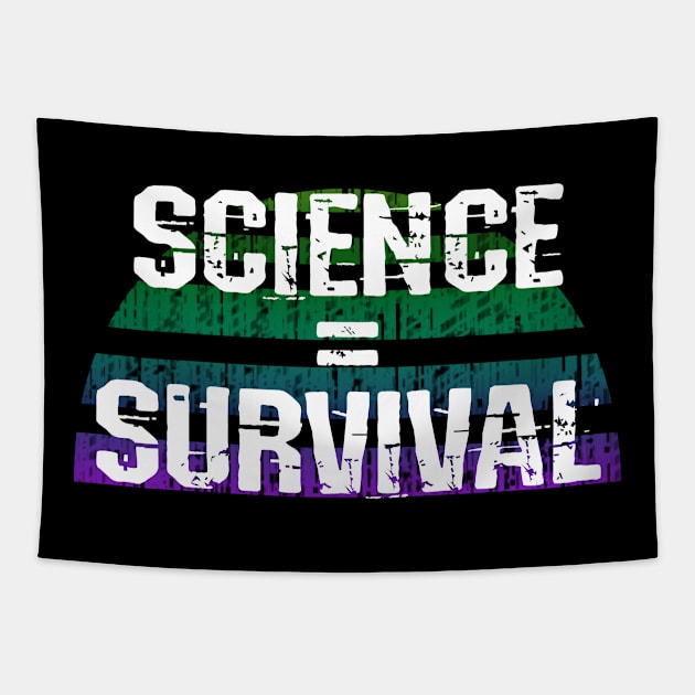 Science means survival. Make America healthy again. In dr Anthony Fauci we trust. Science not morons. Anti Trump. Masks save lives. Fight covid19. Stop global warming. 2020. I stand with Fauci. Tapestry by IvyArtistic