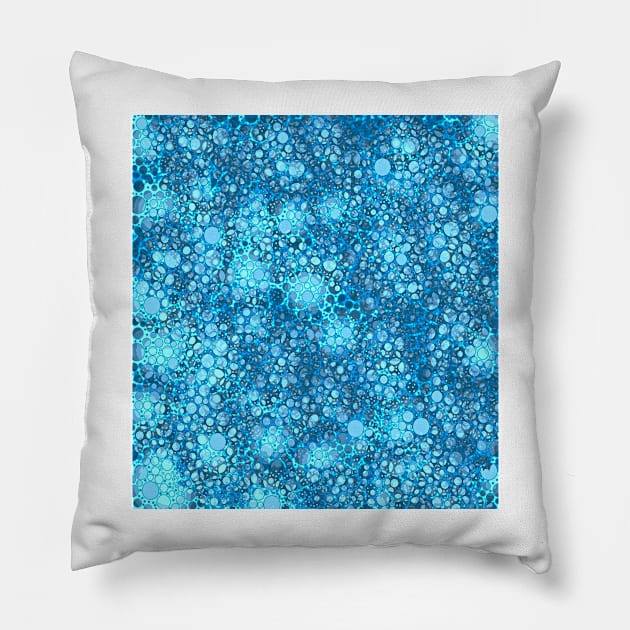 Blue Diamonds Are Forever Pillow by Overthetopsm