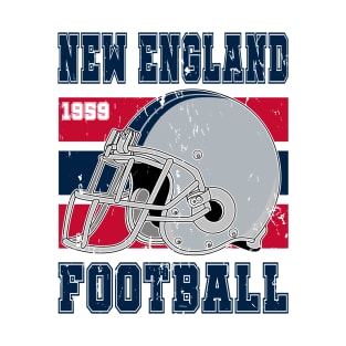 New England Retro Football T-Shirt