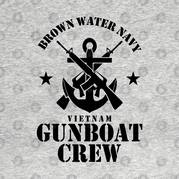 Discover Brown Water Navy - Gunboat Crew (subdued) - Navy Pbr Vietnam - T-Shirt