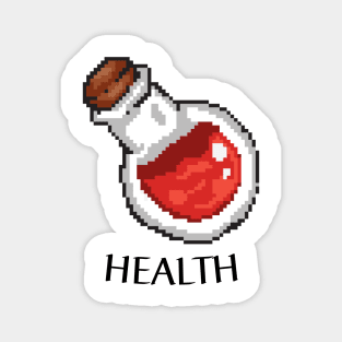 Health Potion Gamer Print Magnet