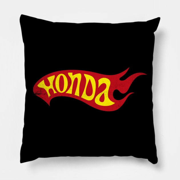 Honda Hot Wheels Parody Pillow by cowyark rubbark