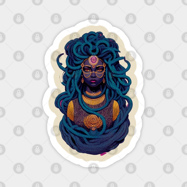 Medusa Was A Black Woman Magnet by AnimeBlaque