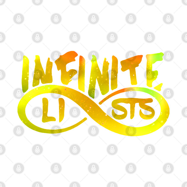 infinite lists merch - Infinite Lists - Phone Case