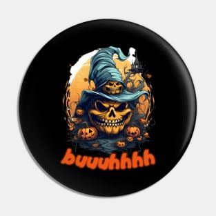 Buuhhhh-Halloween Haunt Pin