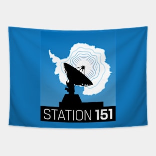 Station 151 Logo Tapestry