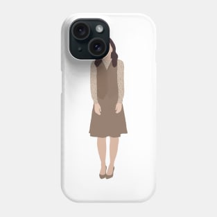 the good place neutral janet illustration Phone Case