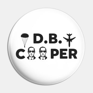 DB Cooper Font Pin
