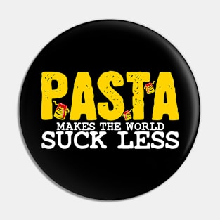 Pasta World Joke Marinara Chef Lasagna Pin