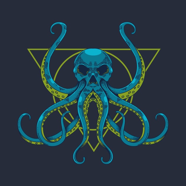 Squid Skull by CraftyBeeDesigns