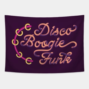 Disco Boogie Funk Tapestry