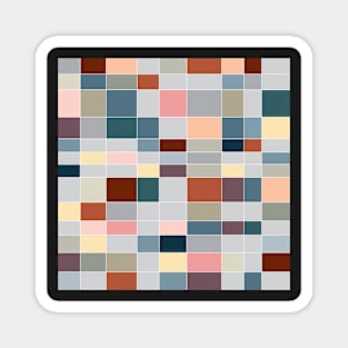 Mosaic, earth tones Magnet