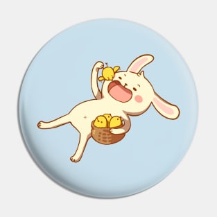 Bunny eating chicken nuggets Pin