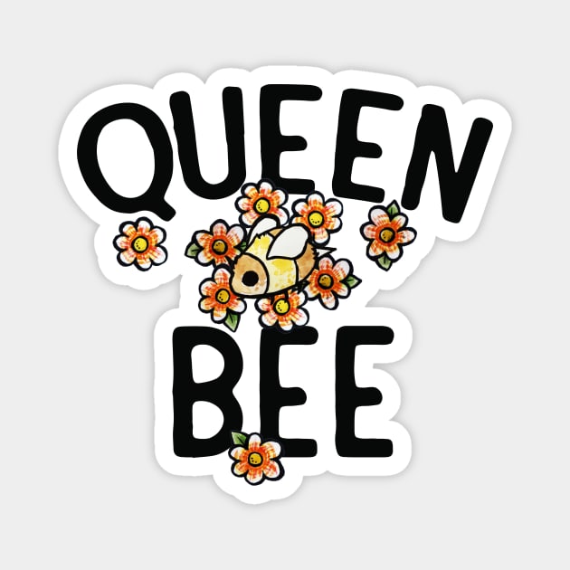 Queen BEE Magnet by bubbsnugg