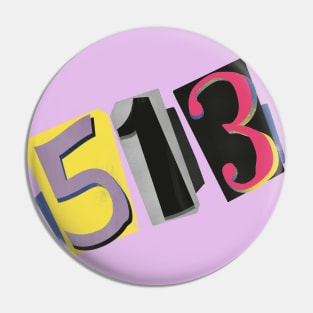 513 Retro Pin