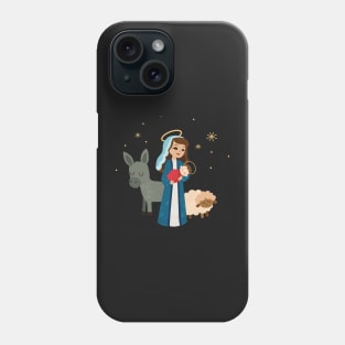 Christmas Nativity Mary and Child Phone Case