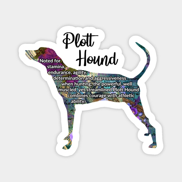 Plott Hound Magnet by ApolloOfTheStars