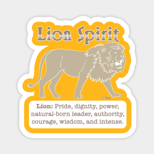 Spirit Animal-Lion Magnet