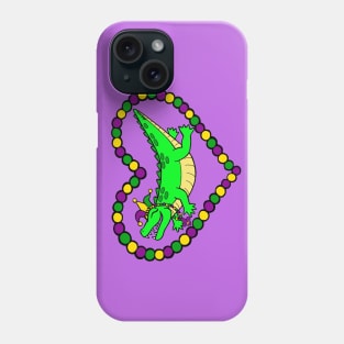 Mardi Gator Heart Phone Case