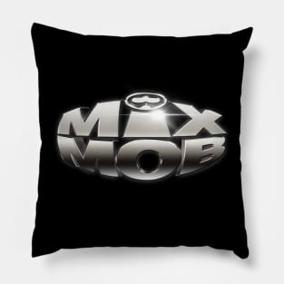 Mix Mob Chrome Logo Pillow