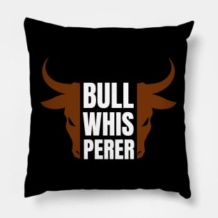 Bull Whisperer Pillow