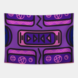 Ethnic background folk african pattern Tapestry