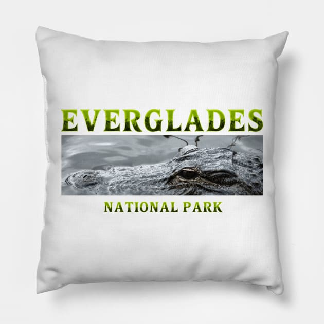 Everglades National Park Pillow by teepossible