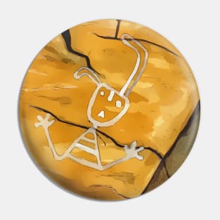 Petroglyph from Anza Borrego National Monument Pin