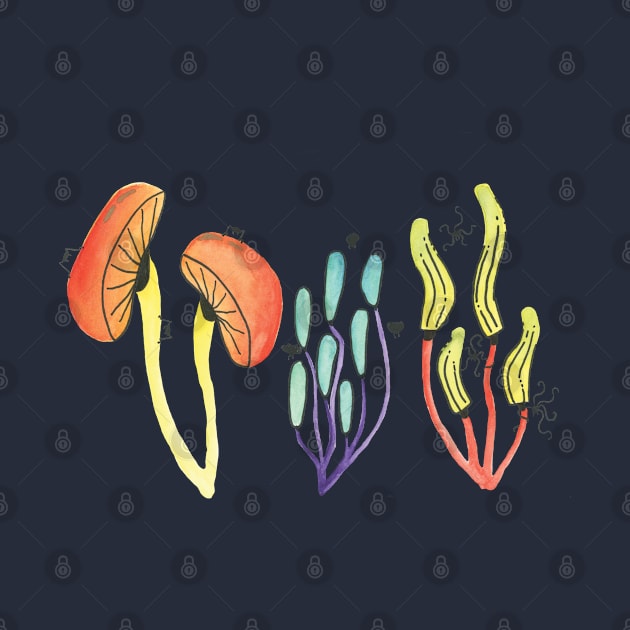 Mushrooms 3 :: Flowers and Fungi by Platinumfrog