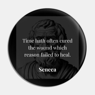 Seneca's Perspective: Time, the Silent Healer Pin