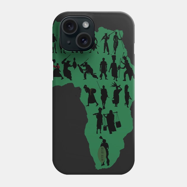 Alkebulan Power Phone Case by wharkandi