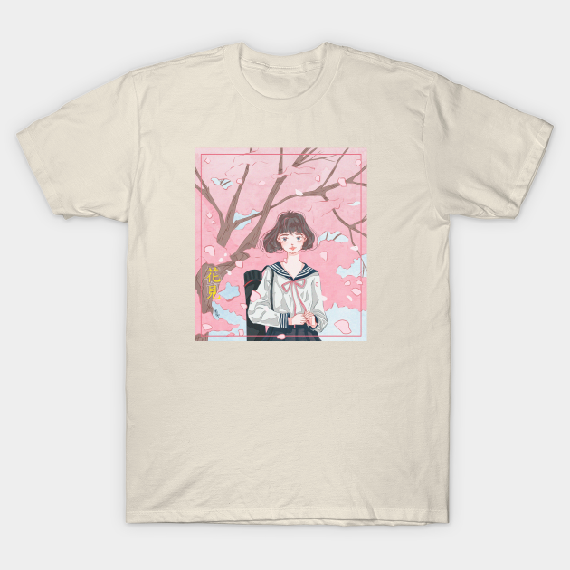 Discover Anime girl and Sakura. - Anime Girls - T-Shirt