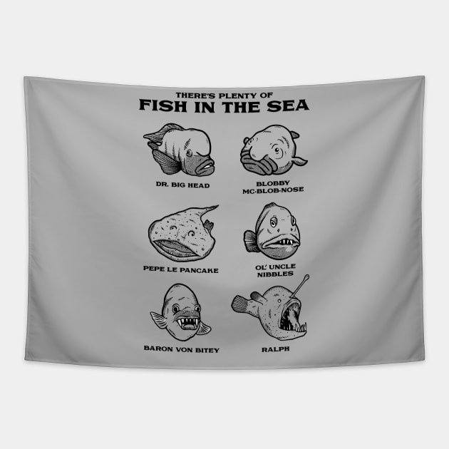 Expressions of Blobfish | Funny Ugly Fish Meme Poster