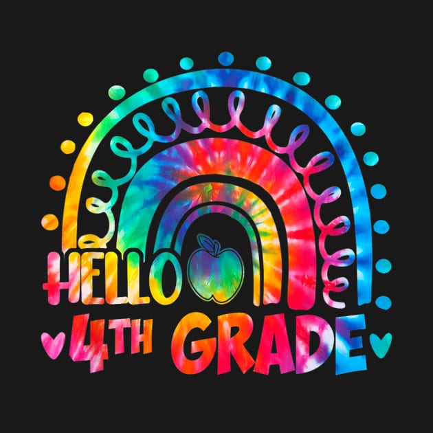 Rainbow Hello 4th Grade Teacher Back To School by torifd1rosie