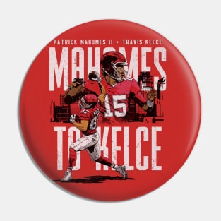 Travis Kelce & Patrick Mahomes Kansas City Connection Pin