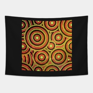 Awesome Aboriginal Dot Art Tapestry