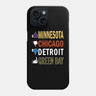 Minnesota Pro Football - Funny Rivals of the North Phone Case