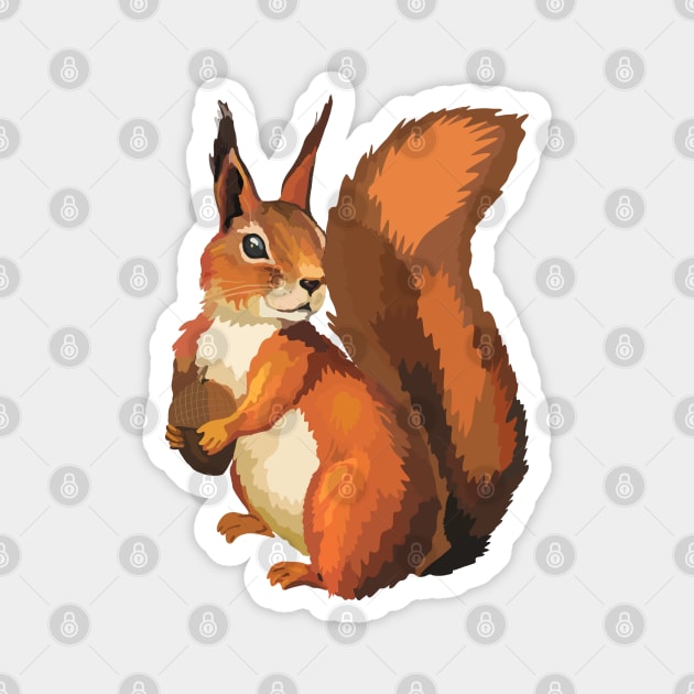 Squirrel Magnet by Artofcuteness