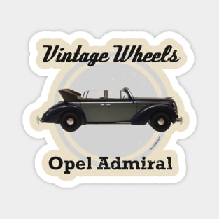 Vintage Wheels - Opel Admiral Magnet