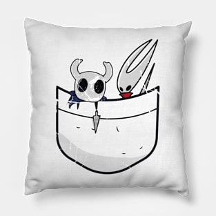 Hornet and Hollow Knight in Your Pocket Tee Pillow