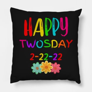 Happy Twosday Tuesday 22nd February 2022 Pillow