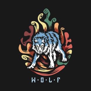 WOLF| Retro design for Wolf Animal Lovers T-Shirt