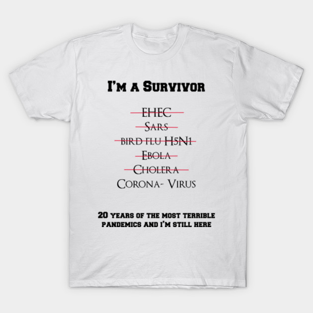Pandemic Disease Covid 19 Survivor Gift Idea Panic Covid19 T Shirt Teepublic