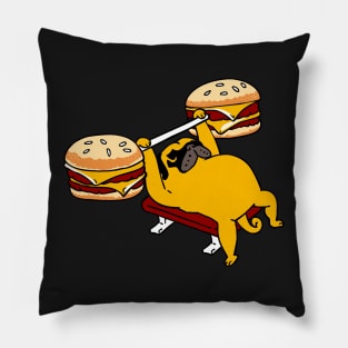 Double Cheeseburger Monday Pillow