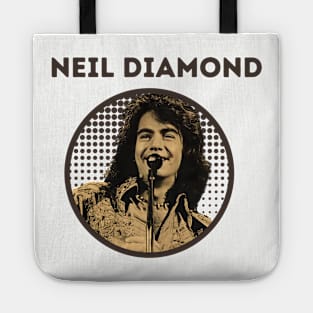 neil diamond || dark blue Tote