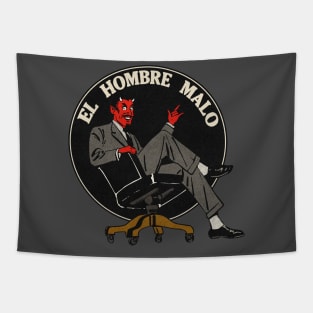 Vintage Business Devil Hijinks Tapestry