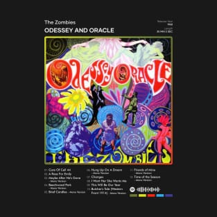 The Zombies - Odessey and Oracle Tracklist Album T-Shirt