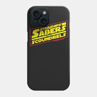 Starships, Sabers, & Scoundrels Main Show Logo Phone Case